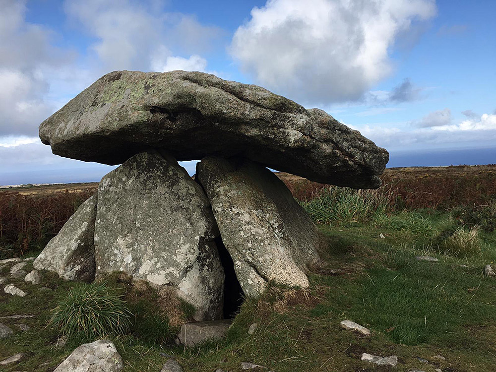 Chun Quoit in St Just, Cornwall. Penwith Tours